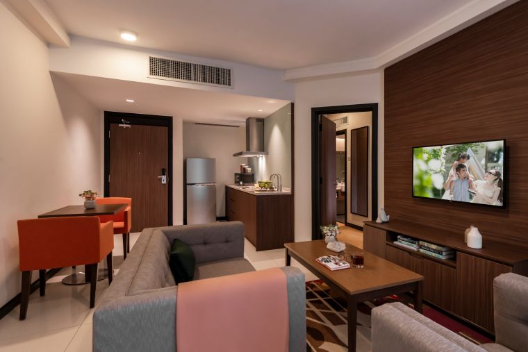 Apartmenttypes Malaysia Oakwood KL 1PRE Living Room LR
