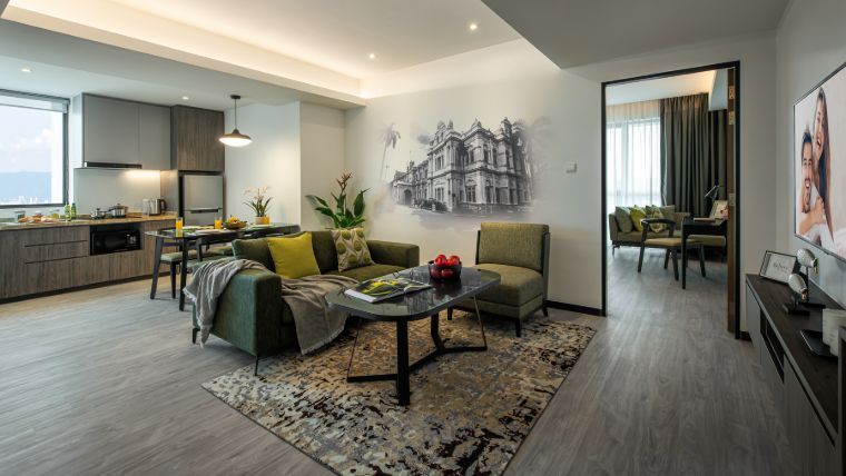 Apartmenttypes Sky Residence Prai 2PRE LivingRoom