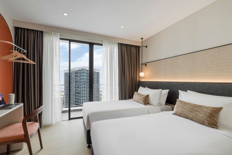 Studio Deluxe Twin MY Penang CTTP SDLXT BedRm 2024 LR