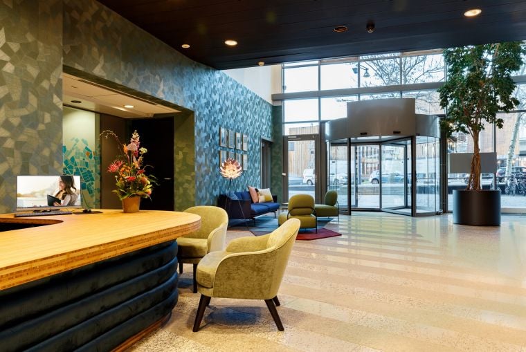 Recepción 24/7 de nuestro apart hotel en Amsterdam