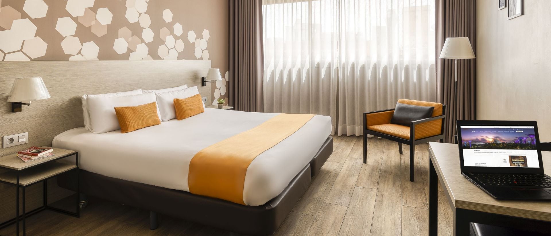 Studio at apart hotel Citadines Ramblas Barcelona