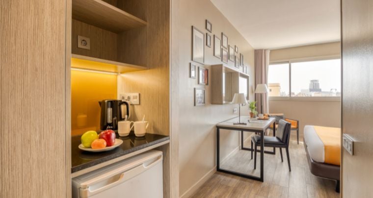 Citadines Las Ramblas Barcelona | Classic Room 