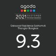 <strong>Agoda 2021 Customer Review Awards</strong></br>Agoda 2021 Customer Review Awards : 9.3