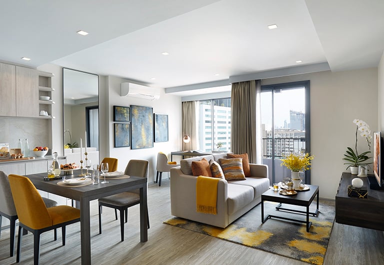 One-Bedroom Premier_Living Area
