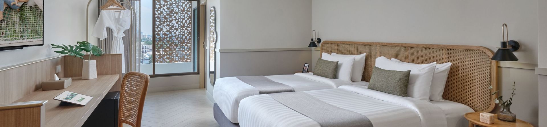 ห้องดีลักซ์ เตียงคู่