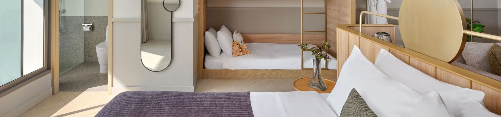 ห้องครอบครัวพร้อมเตียงสองชั้น