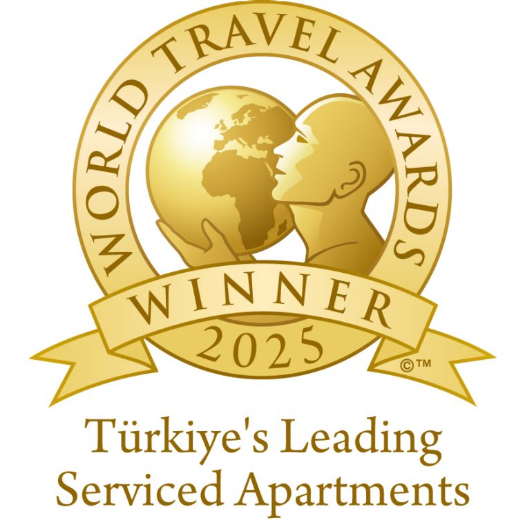 <strong>World Travel Awards</strong></br>Türkiye's Leading Serviced Apartments 2019, 2020, 2021, 2022 &amp; 2025