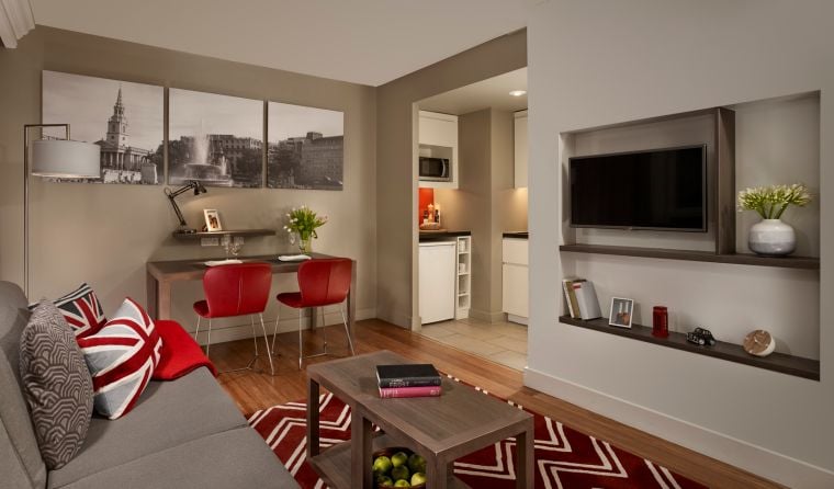 2-Zimmer-Apartment - Citadines Trafalgar Square London -  Wohnen auf Zeit in London