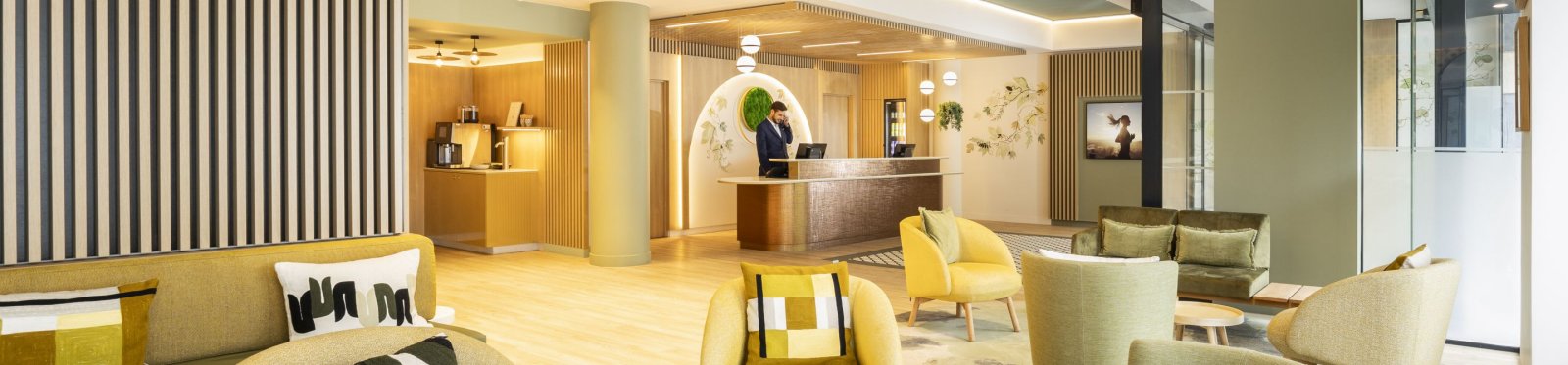 Citadines Toison D’or Brussels, lobby area