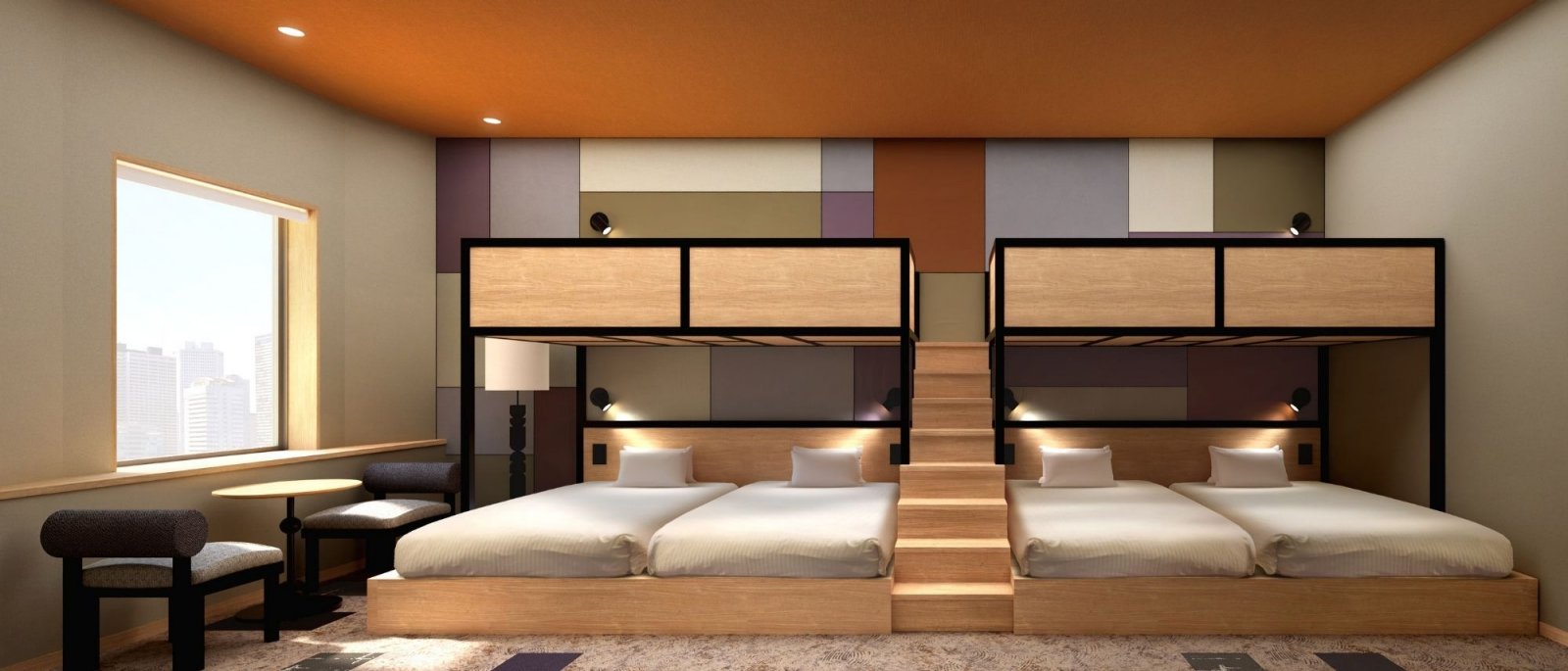 Family Room with Bunk Citadines North Shinjuku Tokyo