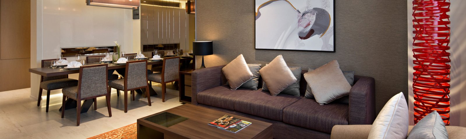 Oakwood Hotel Residence Surabaya Two Bedroom Deluxe Apartment Banner Desktop