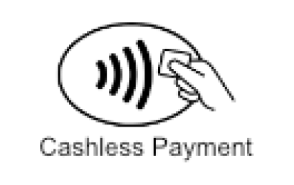 Accepted Credit Cards Cashless Payment